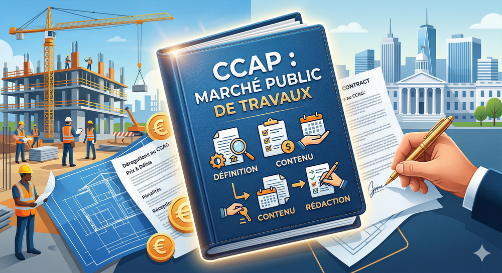CCAP marché public travaux : définition, contenu et comment bien le rédiger