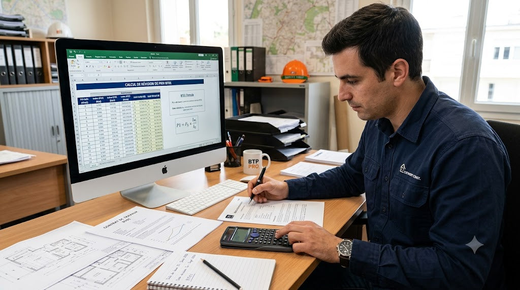 Comment calculer la révision des prix BT01 d'un marché de travaux ?
