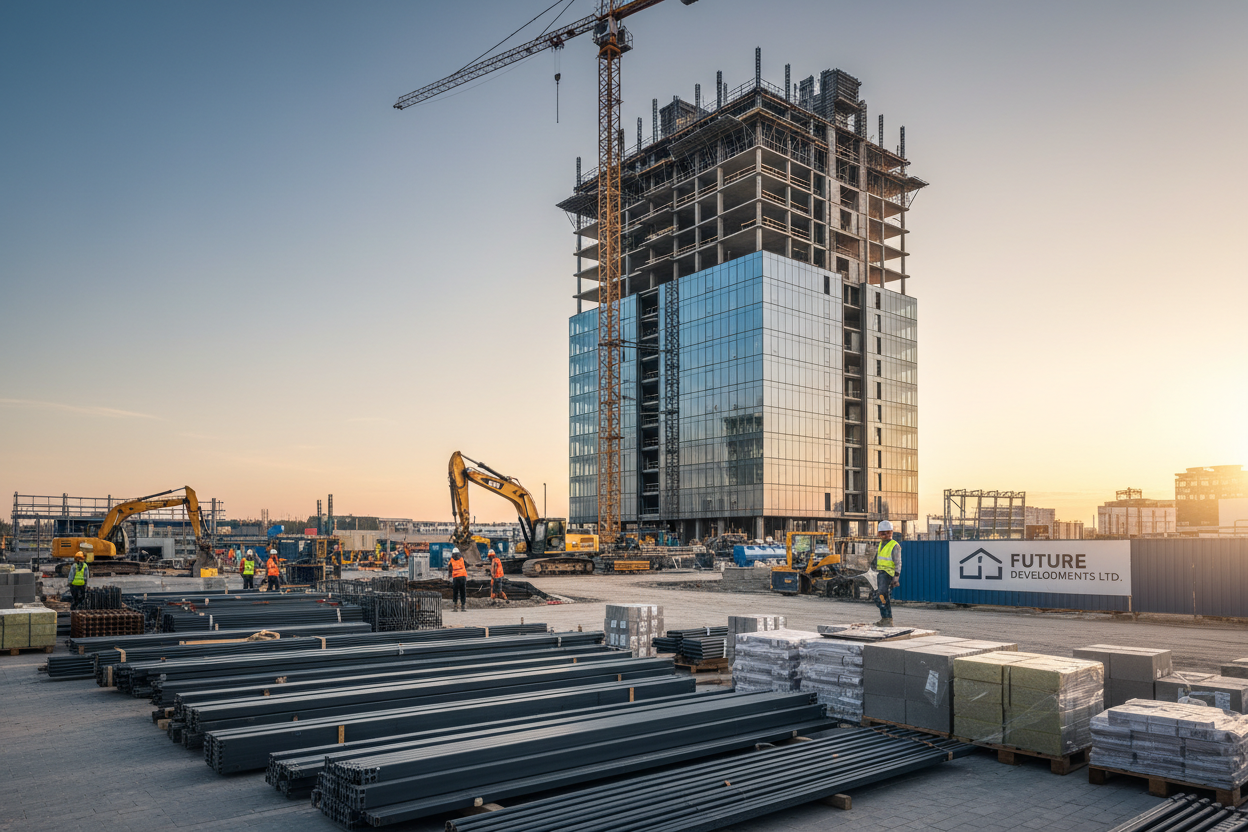 Image de fond BTP professionnelle